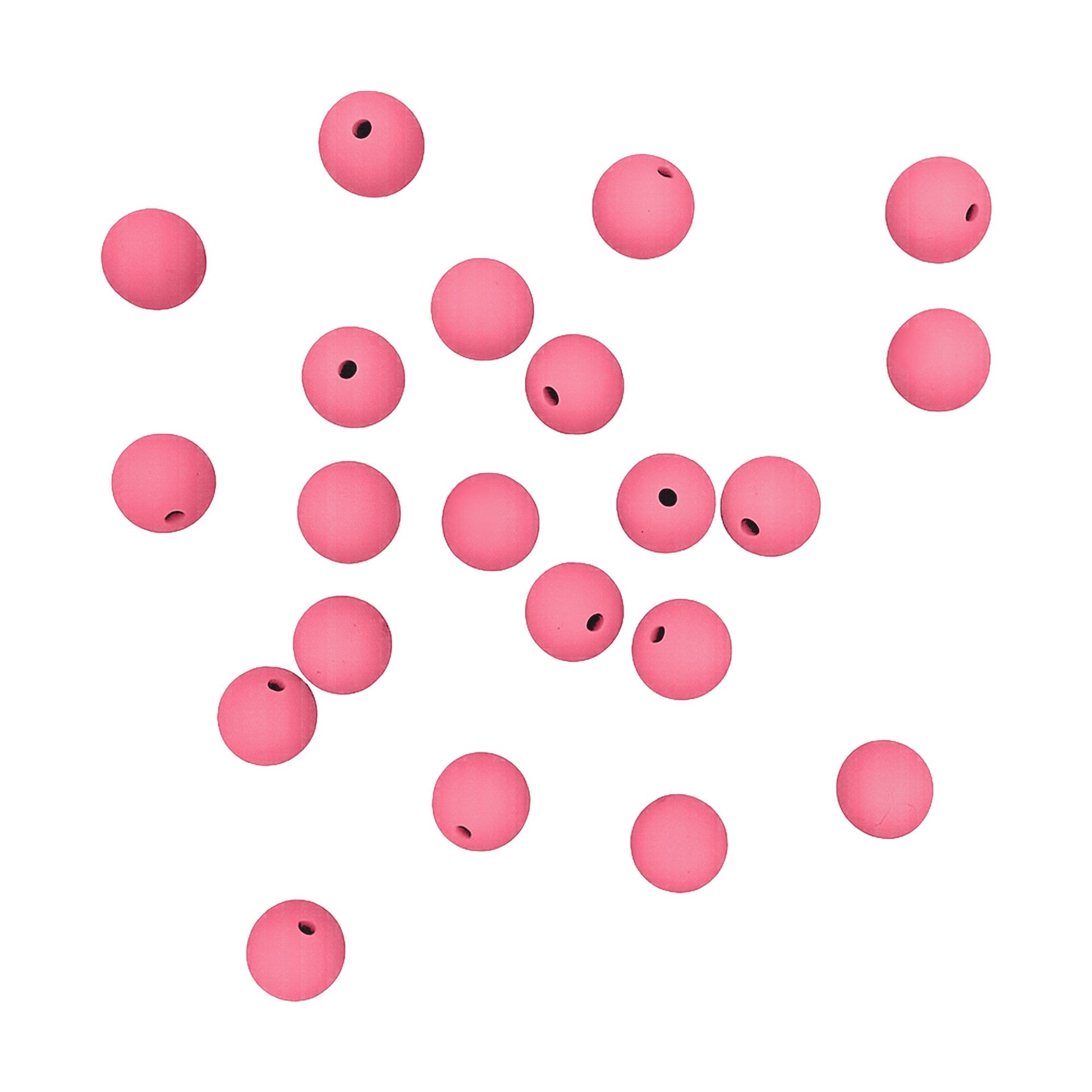 perlina silicone alimentare rosa scuro 9 mm dentizione