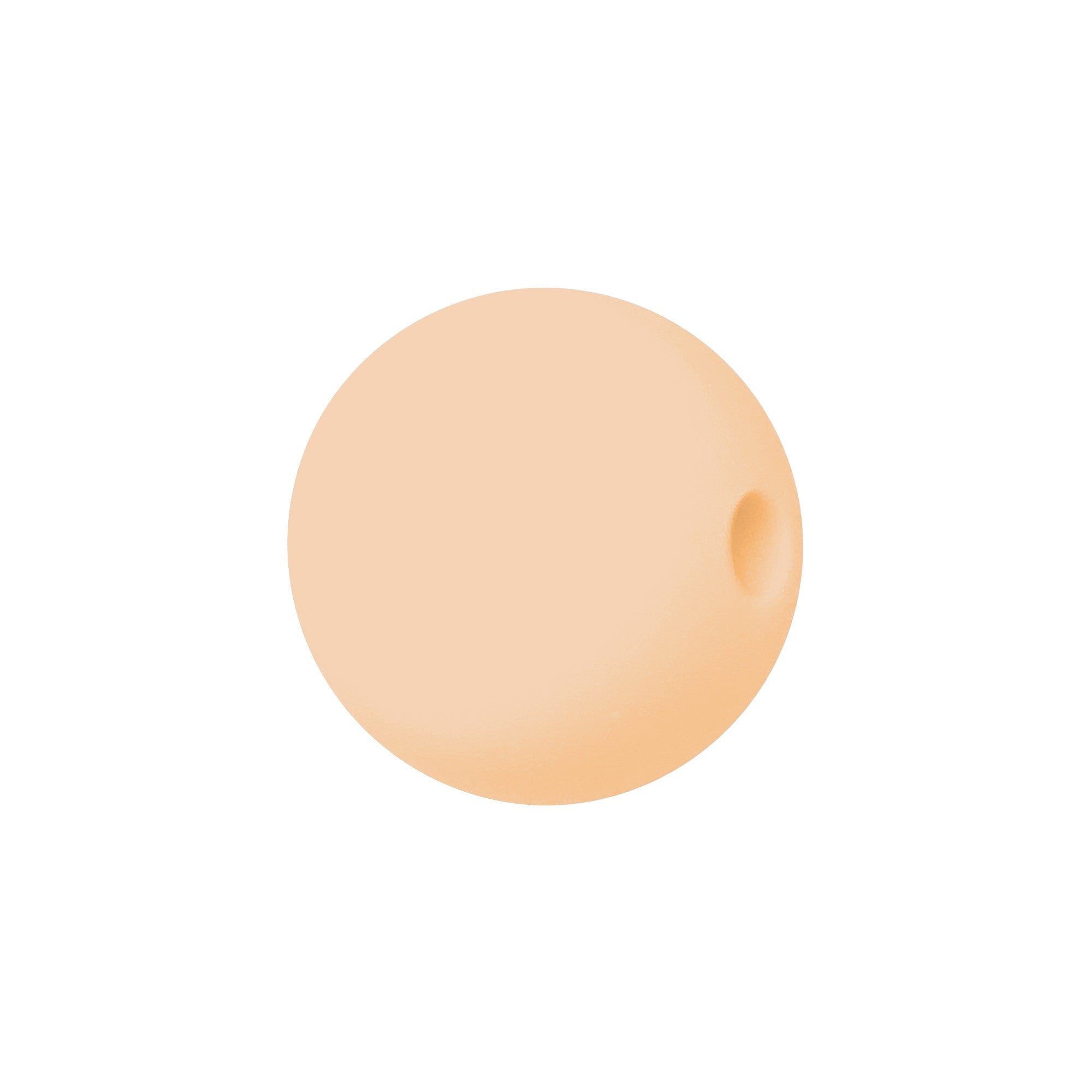 sfera in silicone alimentare giallino da 9 mm per collane e accessori dentizione