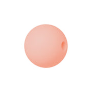 sfera in silicone alimentare salmone da 9 mm per collane e accessori dentizione