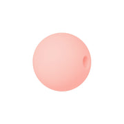 sfera in silicone alimentare rosa salmone chiaro da 9 mm per collane e accessori dentizione
