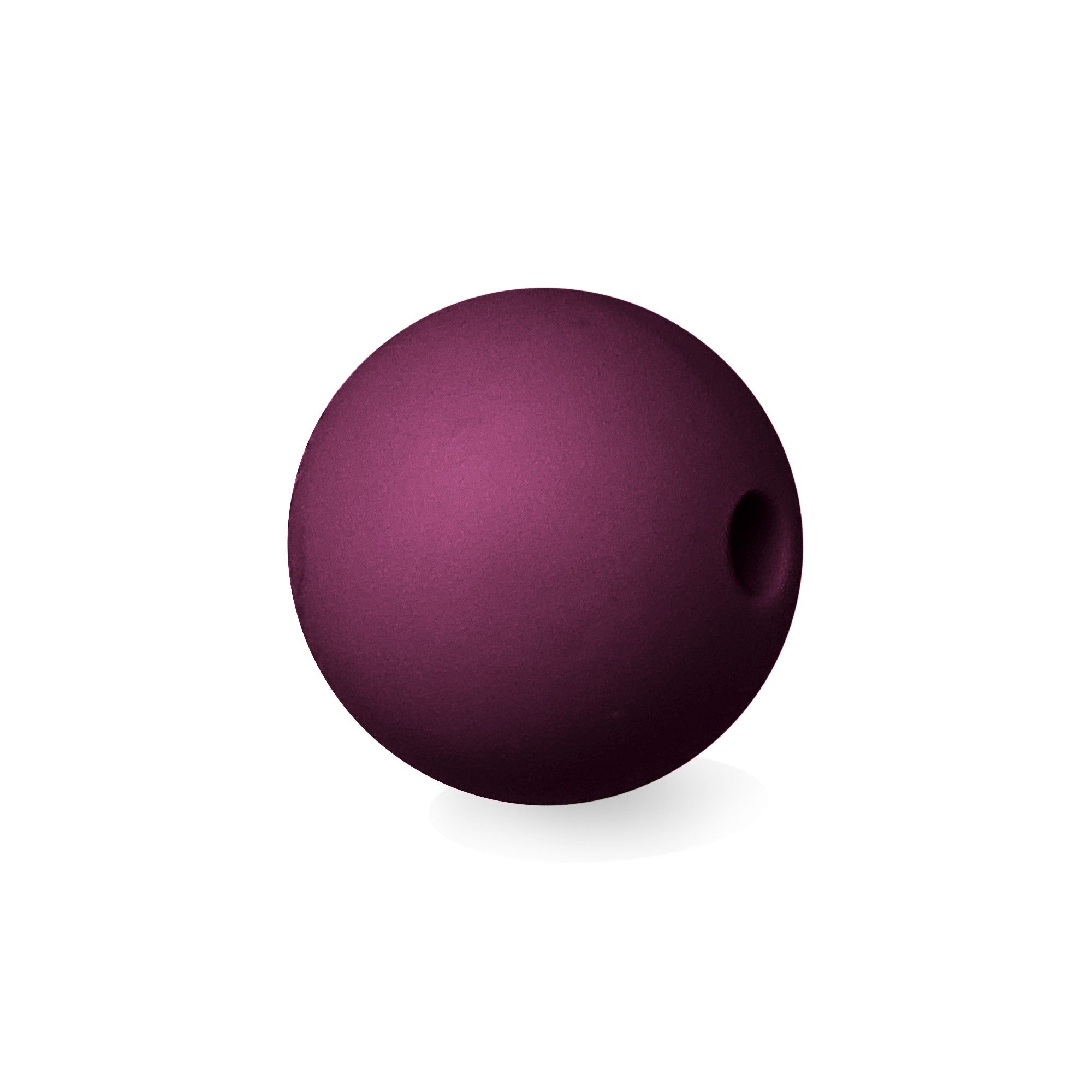 sfera 15mm in silicone alimentare vinaccia
