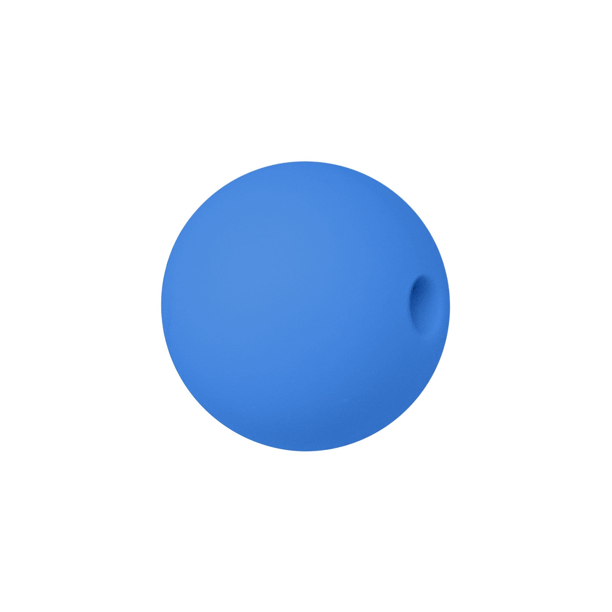 perlina sfera 15mm in silicone alimentare celeste