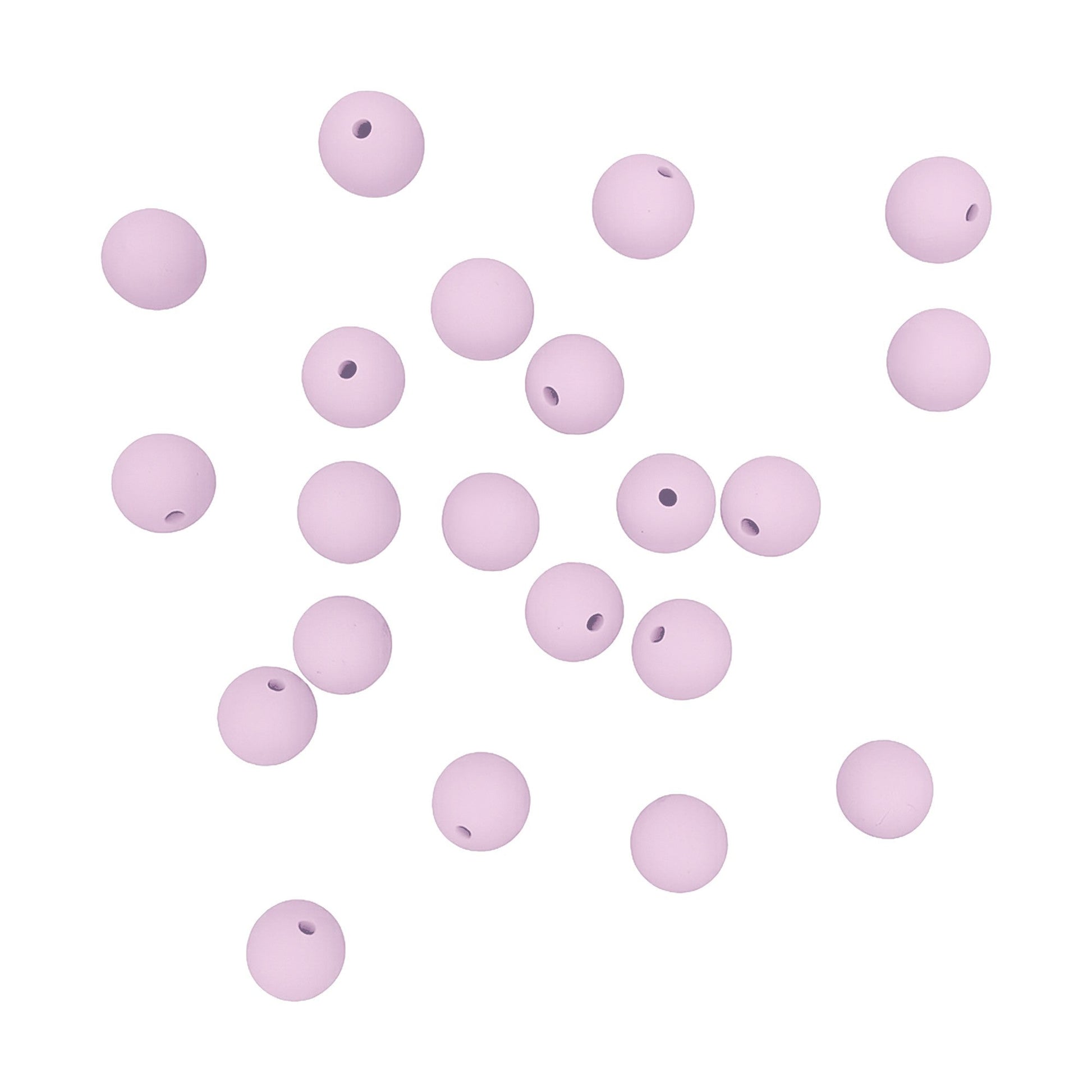 perlina silicone alimentare 15 mm dentizione rosa lilla