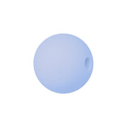 sfera in silicone alimentare azzurro da 12 mm per collane e accessori dentizione