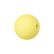 perlina sfera 19mm in silicone alimentare giallo pulcino