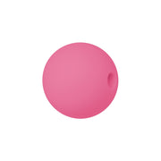 perlina sfera 19mm in silicone alimentare rosa forte