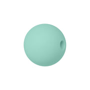 perlina sfera 19mm in silicone alimentare verdino