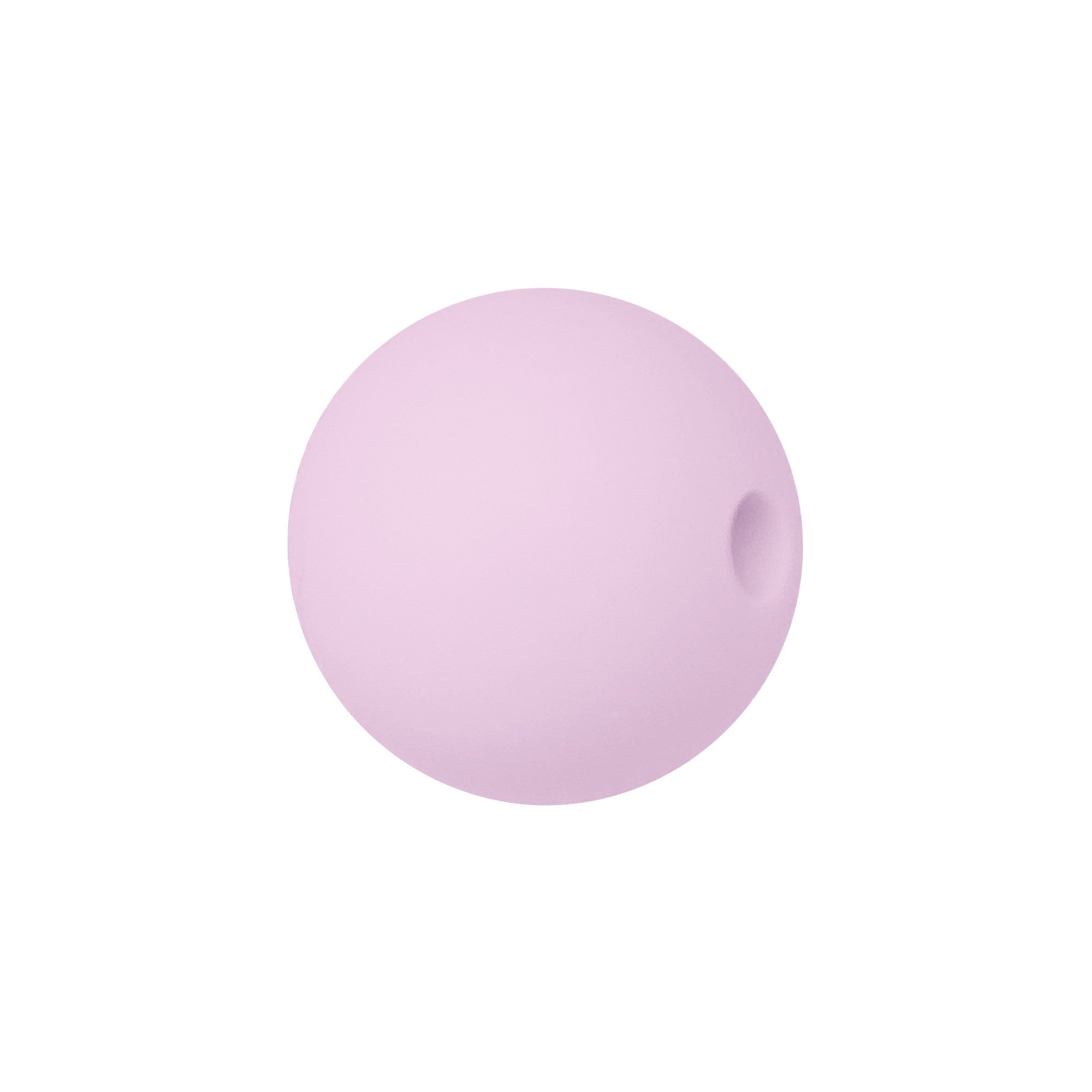 perlina sfera 19mm in silicone alimentare rosa lilla