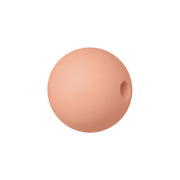perlina sfera 19mm in silicone alimentare rosa salmone