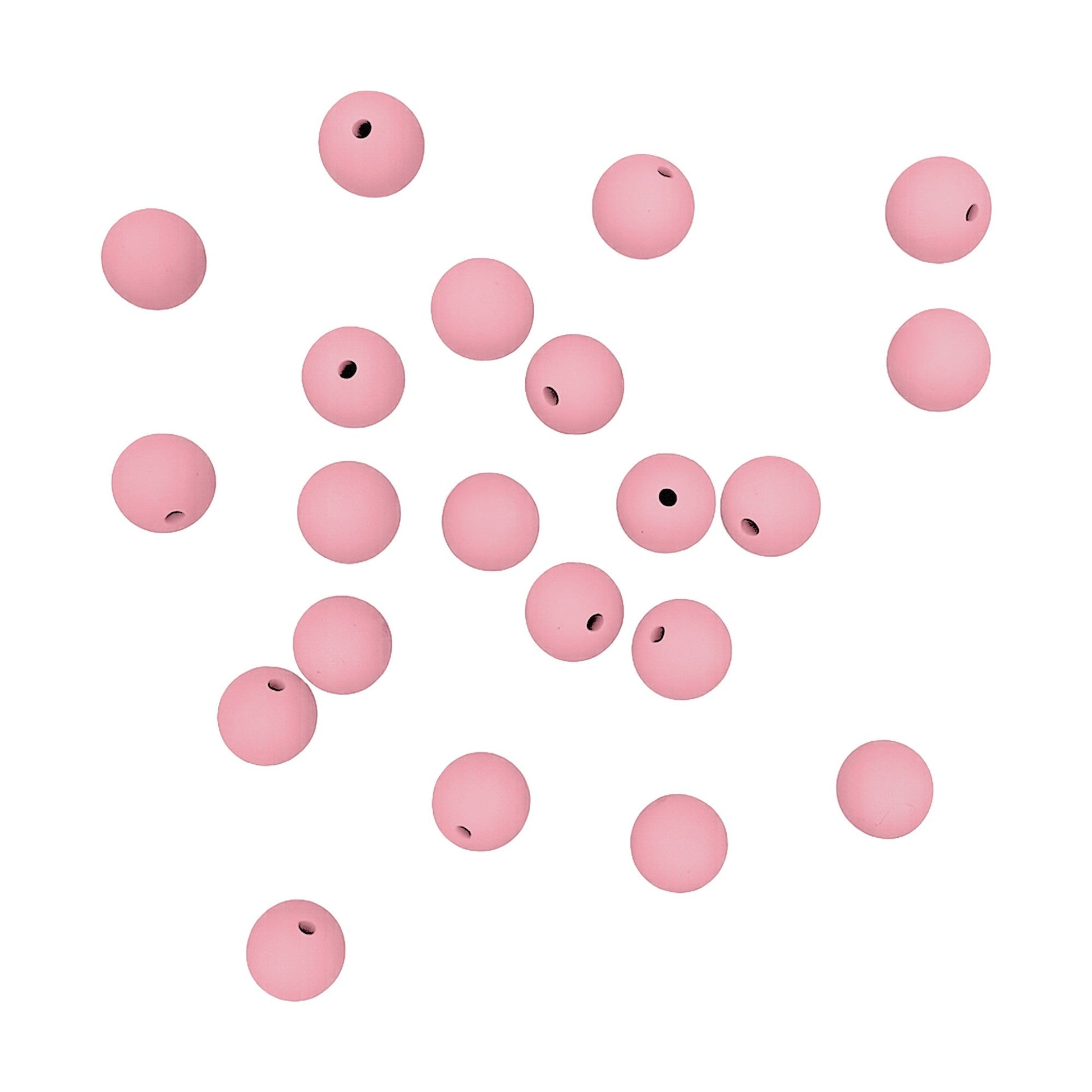 perlina silicone alimentare 19mm dentizione rosa baby