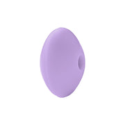 perlina schiacciata separatore 12x7mm in silicone alimentare lilla