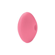 perlina schiacciata separatore 12x7mm in silicone alimentare rosa