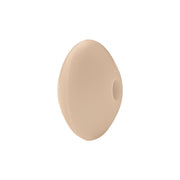 perlina schiacciata separatore 12x7mm in silicone alimentare noce