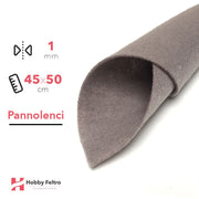 Pannolenci 45x50cm 1mm Grigio Topo COD.51