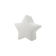 perlina stellina separatore 13x8mm in silicone alimentare bianco
