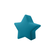 perlina stellina separatore 13x8mm in silicone alimentare ottanio