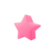 perlina stellina separatore 13x8mm in silicone alimentare fucsia