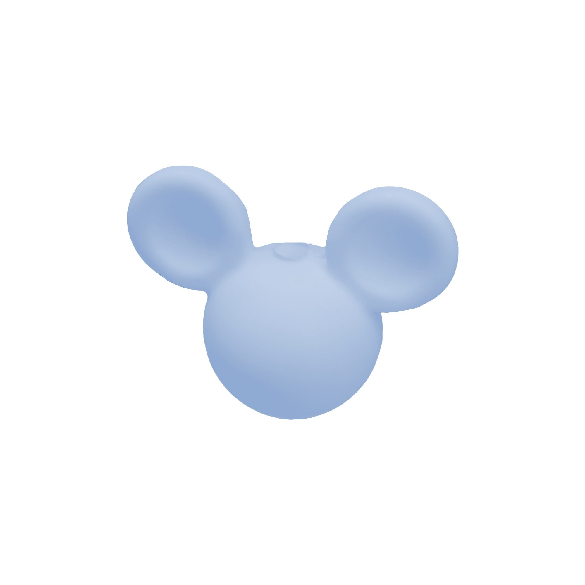 perlina topolino separatore 23x18mm in silicone alimentare azzurro baby