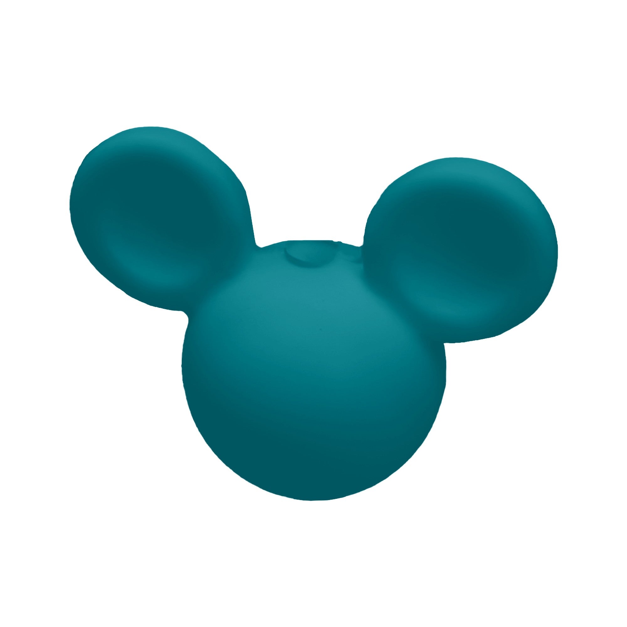 perlina topolino separatore 33x28mm in silicone alimentare ottanio