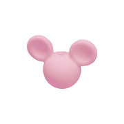 perlina topolino separatore 23x18mm in silicone alimentare rosa baby