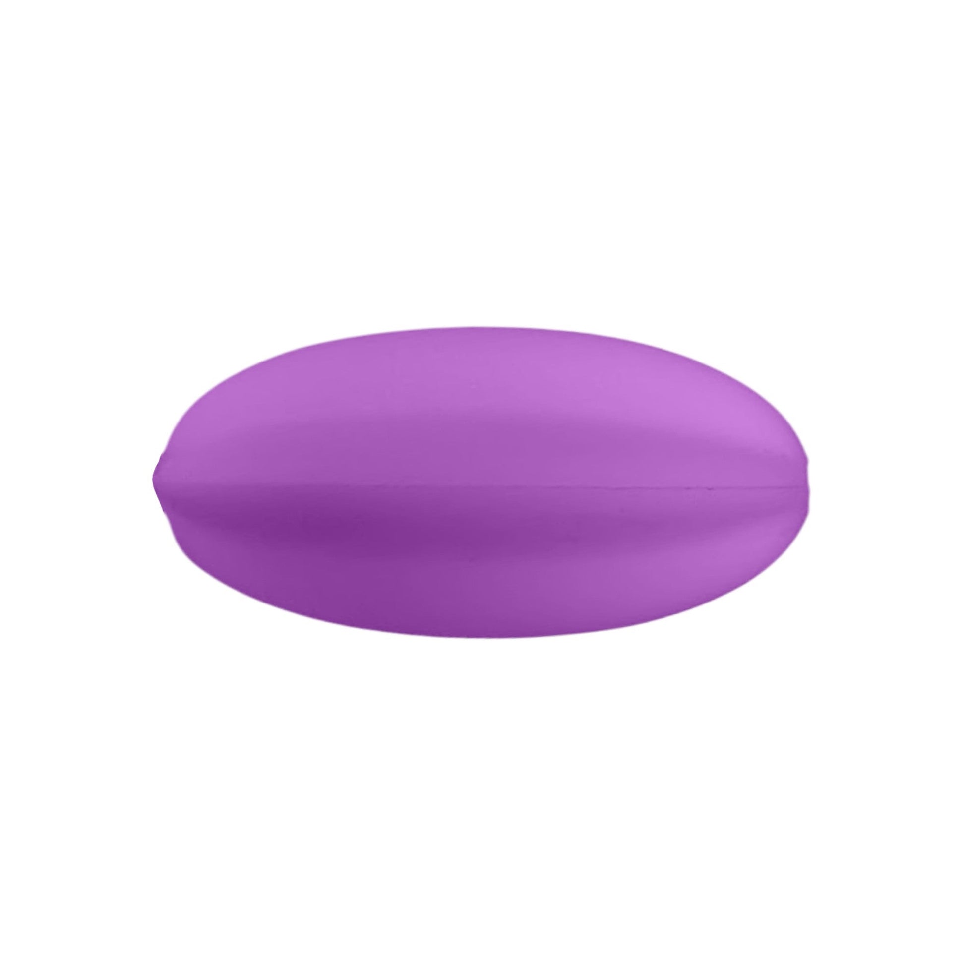 perlina allungata separatore 30x10mm in silicone alimentare Ciclamino