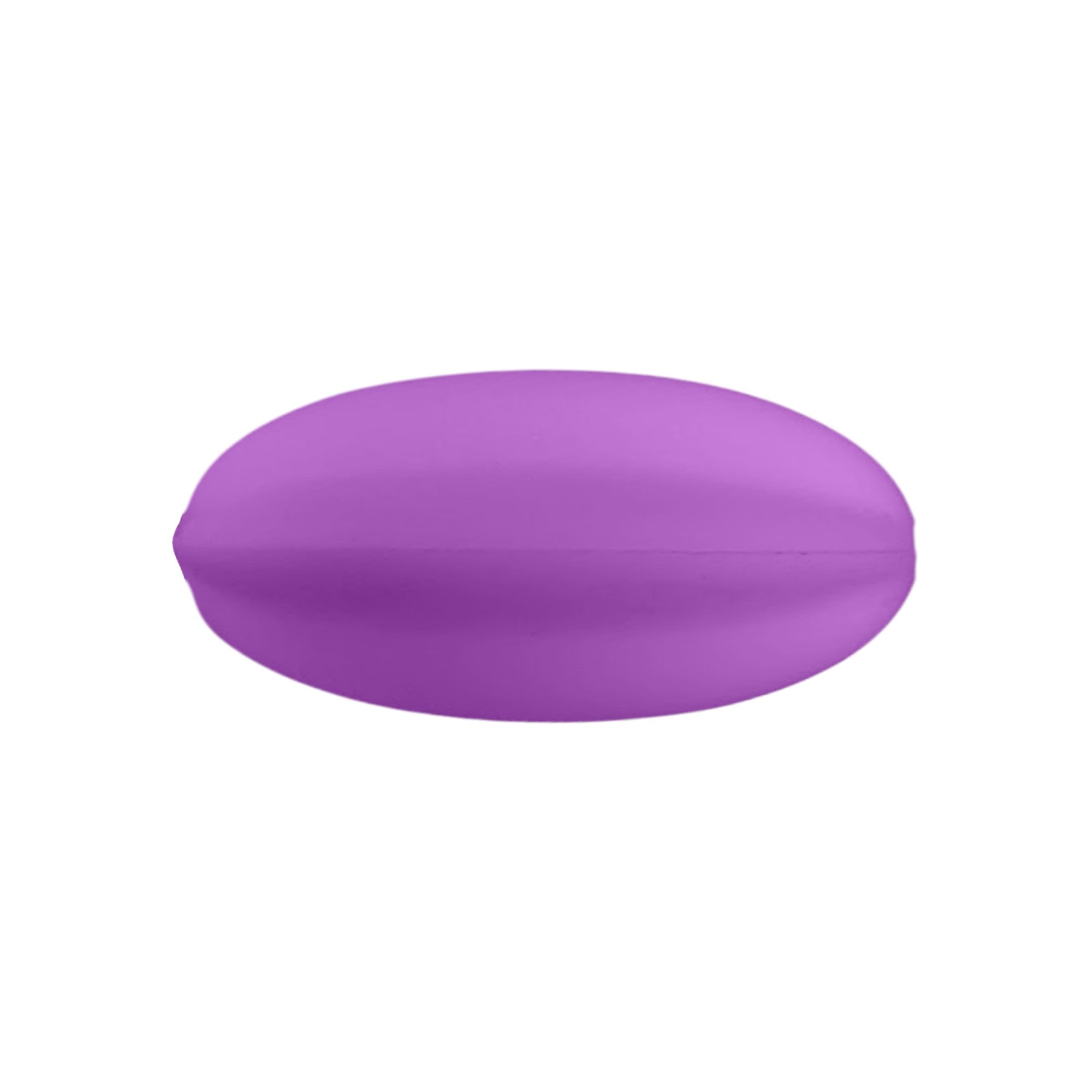 perlina allungata separatore 30x10mm in silicone alimentare Ciclamino