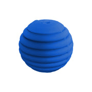 perlina rigata separatore 14x14mm in silicone alimentare Bluette
