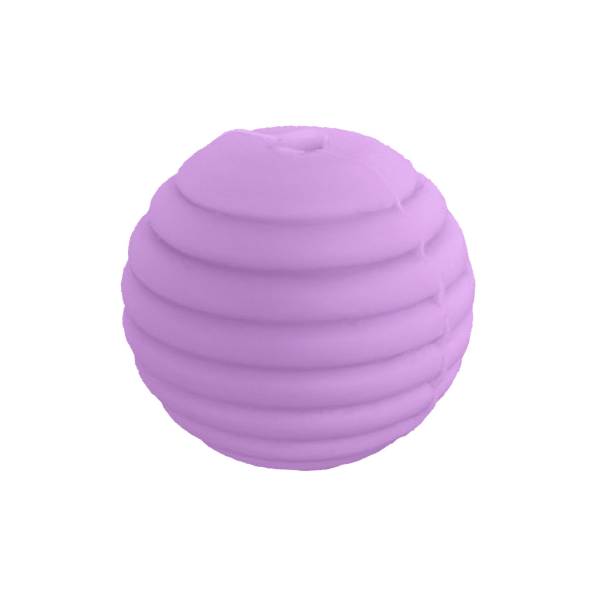 perlina rigata separatore 14x14mm in silicone alimentare ciclamino
