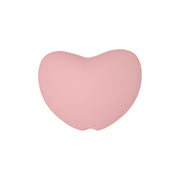 perlina cuore separatore 20x16mm in silicone alimentare rosa baby