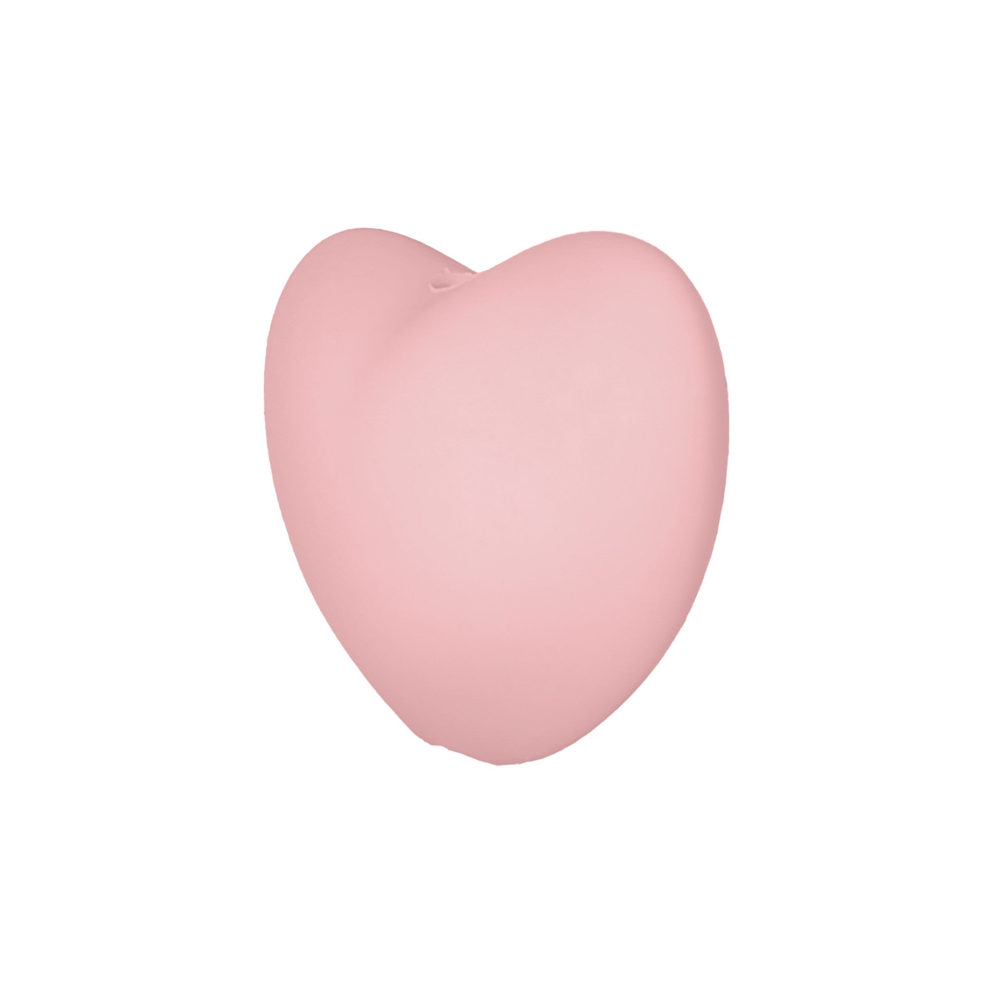 perlina cuore separatore 20x16mm in silicone alimentare