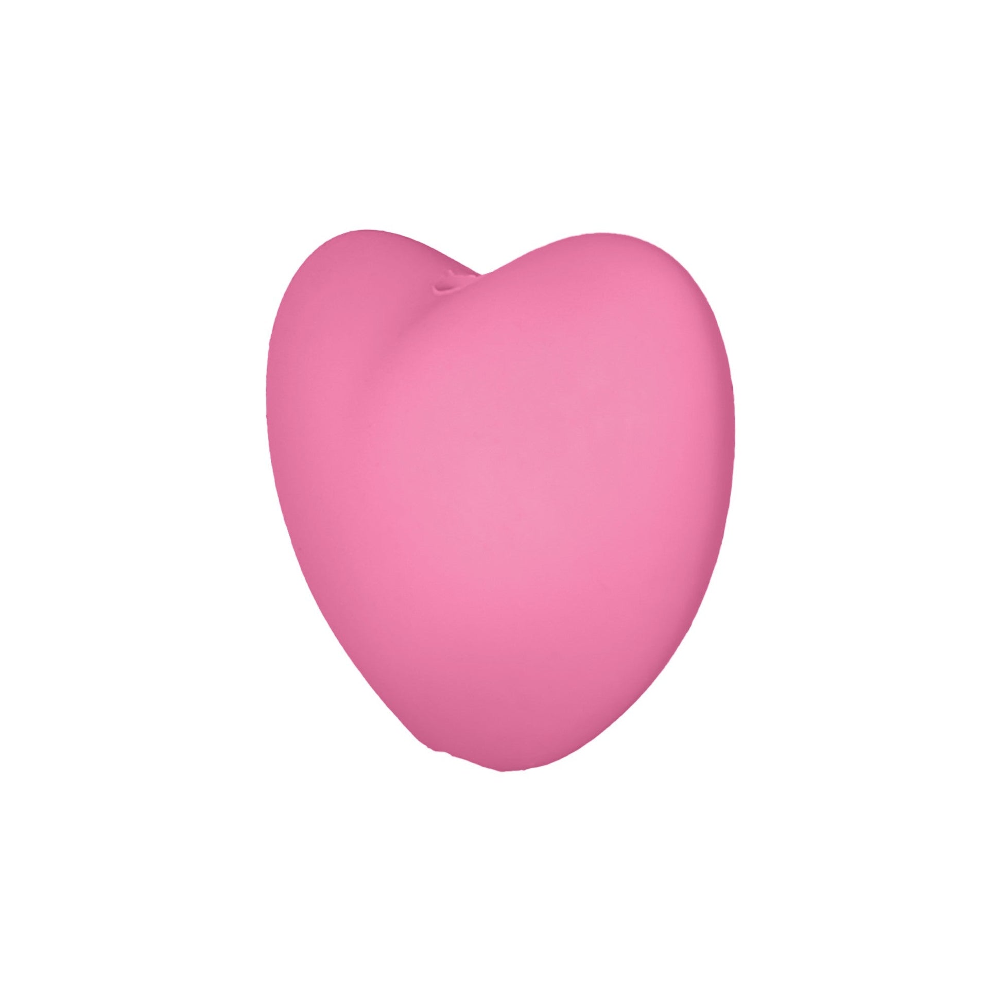 perlina cuore separatore 20x16mm in silicone alimentare