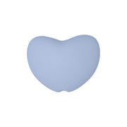 perlina cuore separatore 20x16mm in silicone alimentare azzurro baby