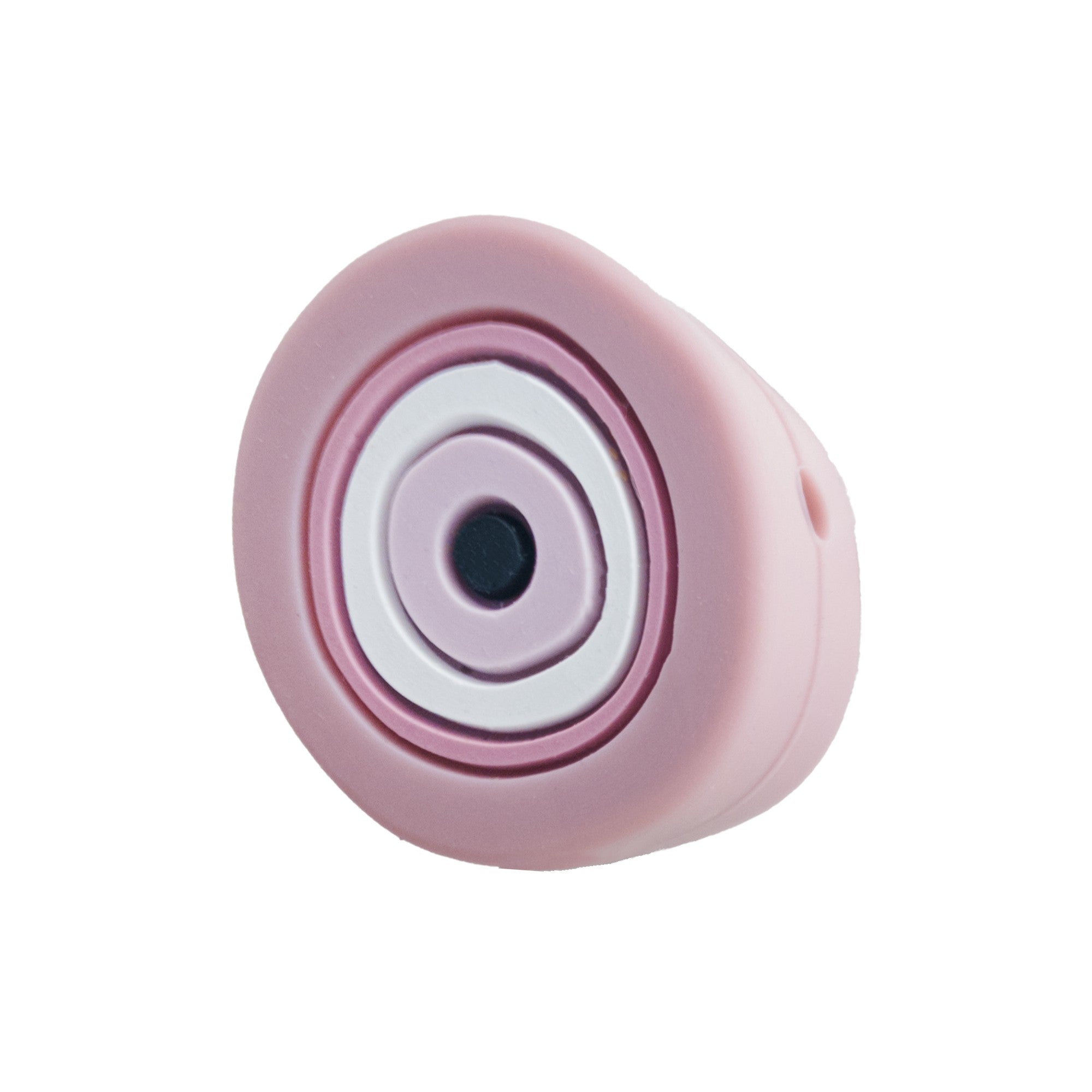 perlina separatore occhio greco nazar 20x10 in silicone alimentare rosa