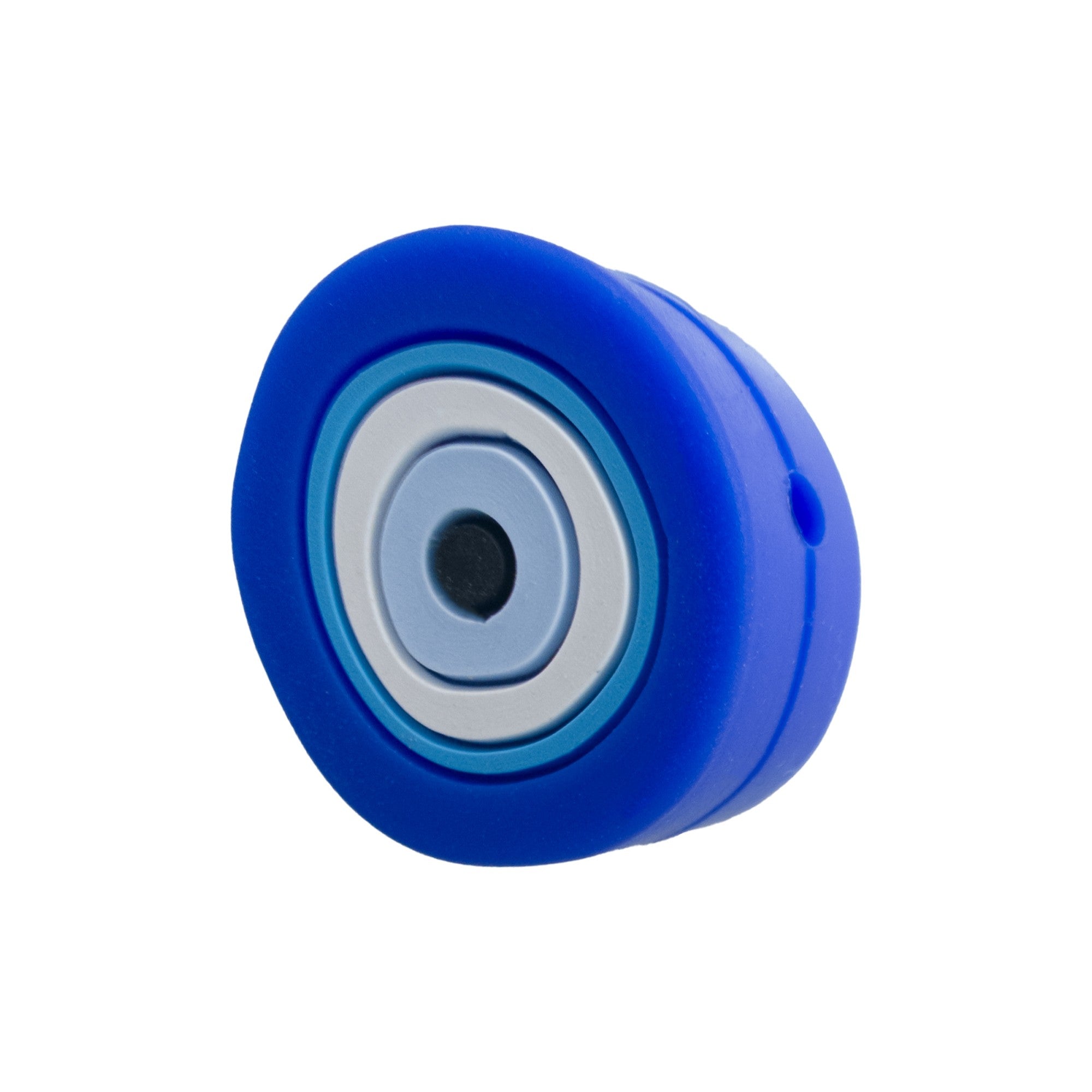 perlina separatore occhio greco nazar 20x10 in silicone alimentare bluette