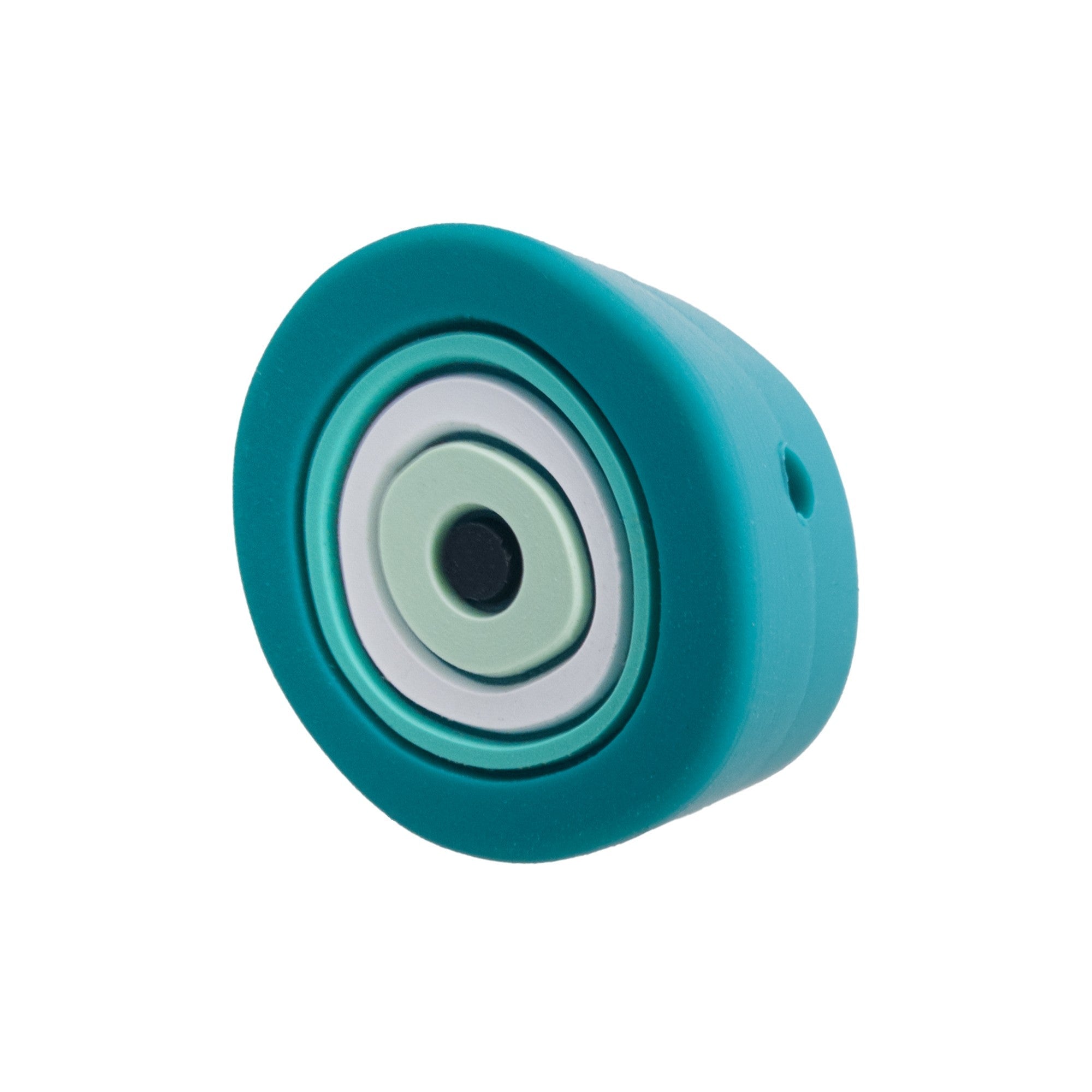 perlina separatore occhio greco nazar 20x10 in silicone alimentare ottanio