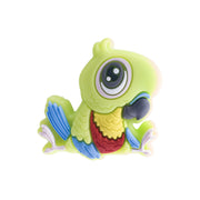 perlina separatore pappagallo 30x30mm in silicone alimentare acido