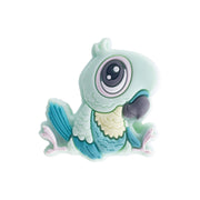 perlina separatore pappagallo 30x30mm in silicone alimentare tiffany