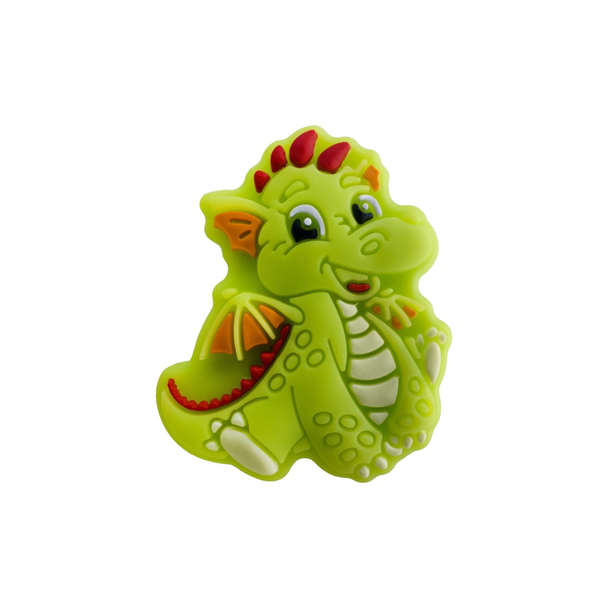 perlina separatore drago 30x26mm in silicone alimentare acido