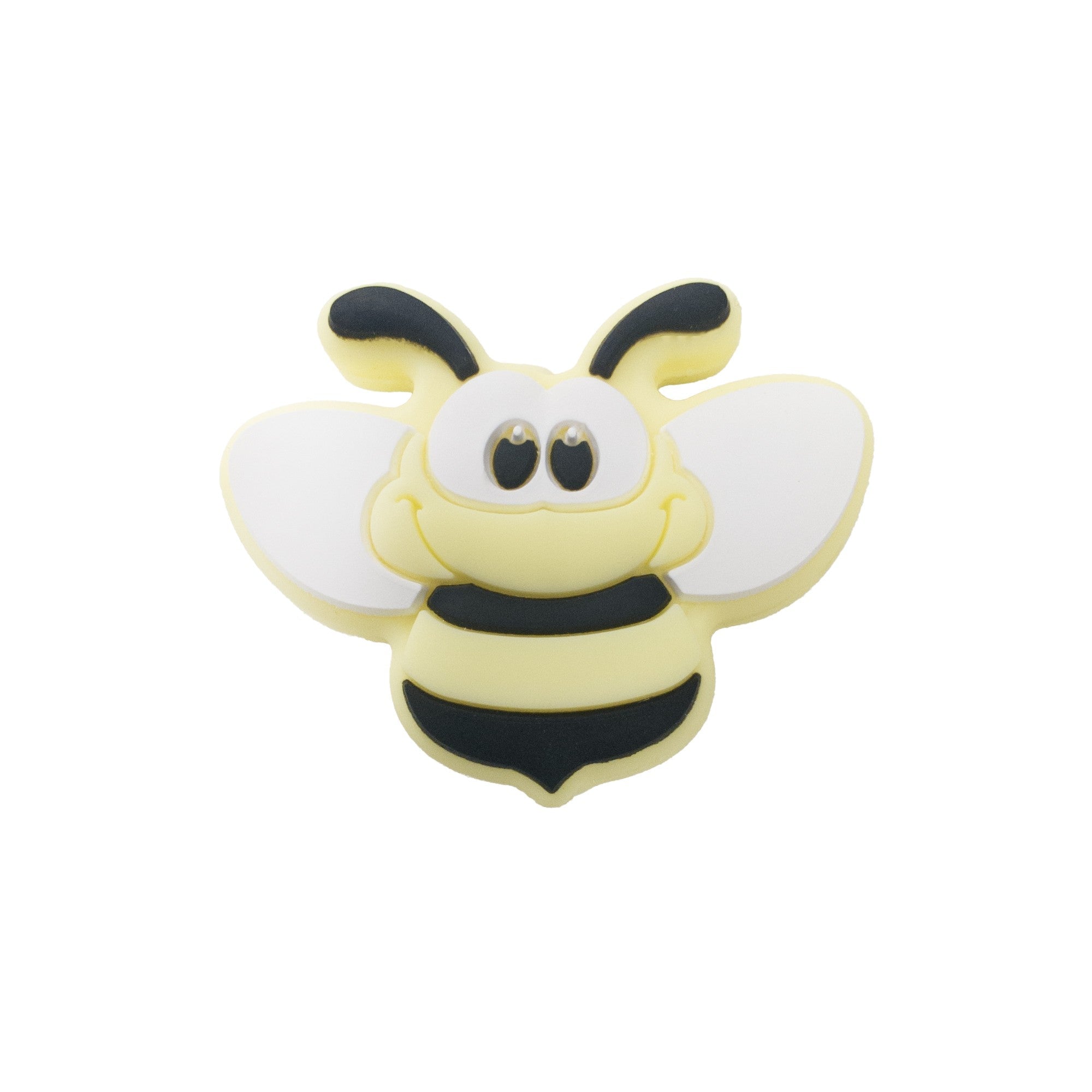 perlina separatore ape 37x30mm in silicone alimentare pulcino