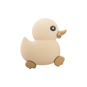 perlina separatore papera 31x30mm in silicone alimentare beige