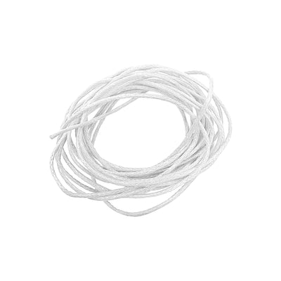 Filo in cotone cerato per dentizione da 1.5 metri - Bianco