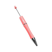 penna personalizzabile con perle e oggetti in silicone corallo