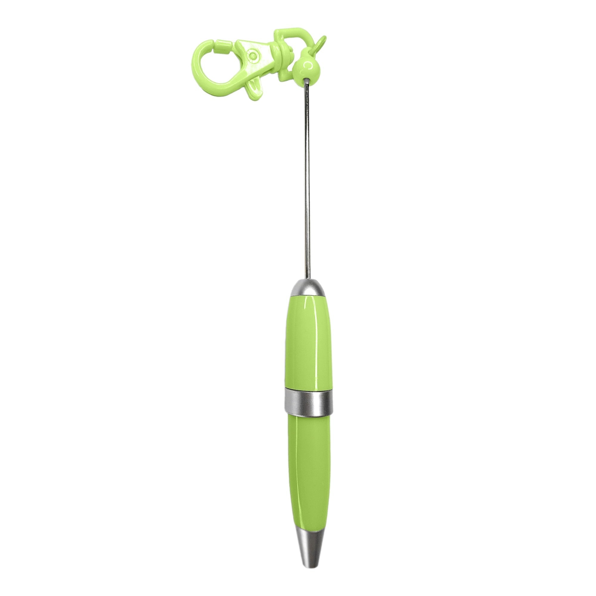 penna personalizzabile con perle e oggetti in silicone acido