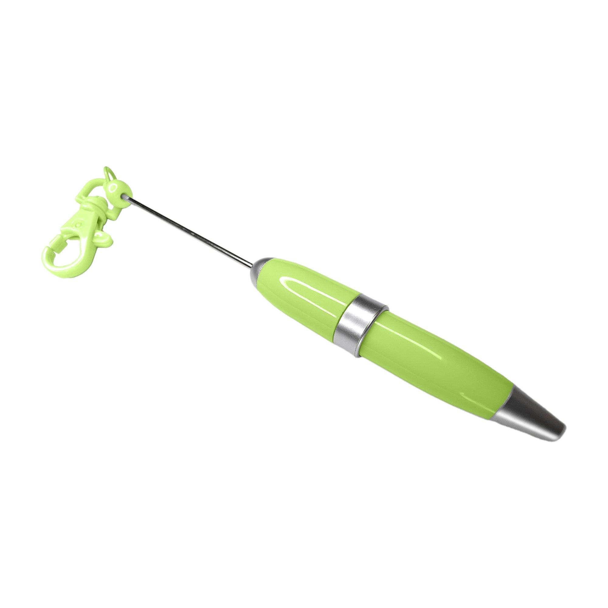 penna personalizzabile con perle e oggetti in silicone acido