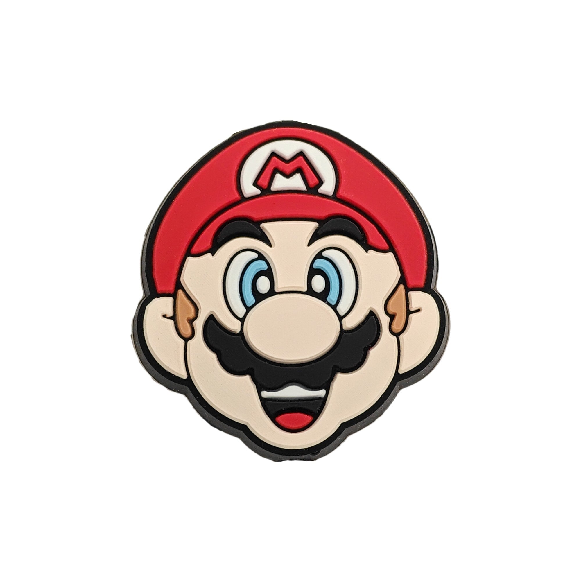 Super Mario in Silicone 31x29mm - Rosso