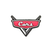 perlina separatore logo cars 35x23mm in silicone alimentare per personalizzare penne portachiavi collane braccialetti