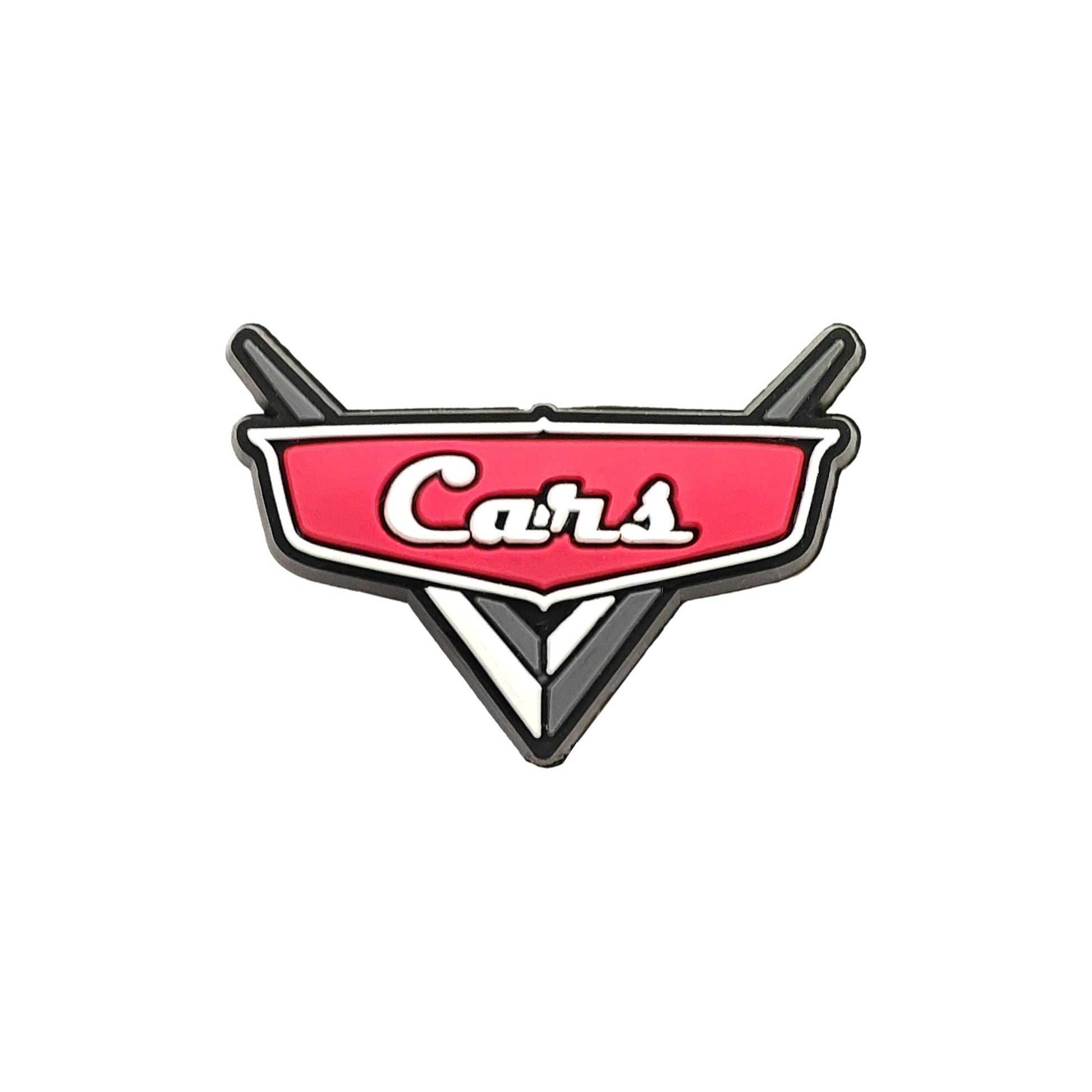 perlina separatore logo cars 35x23mm in silicone alimentare per personalizzare penne portachiavi collane braccialetti