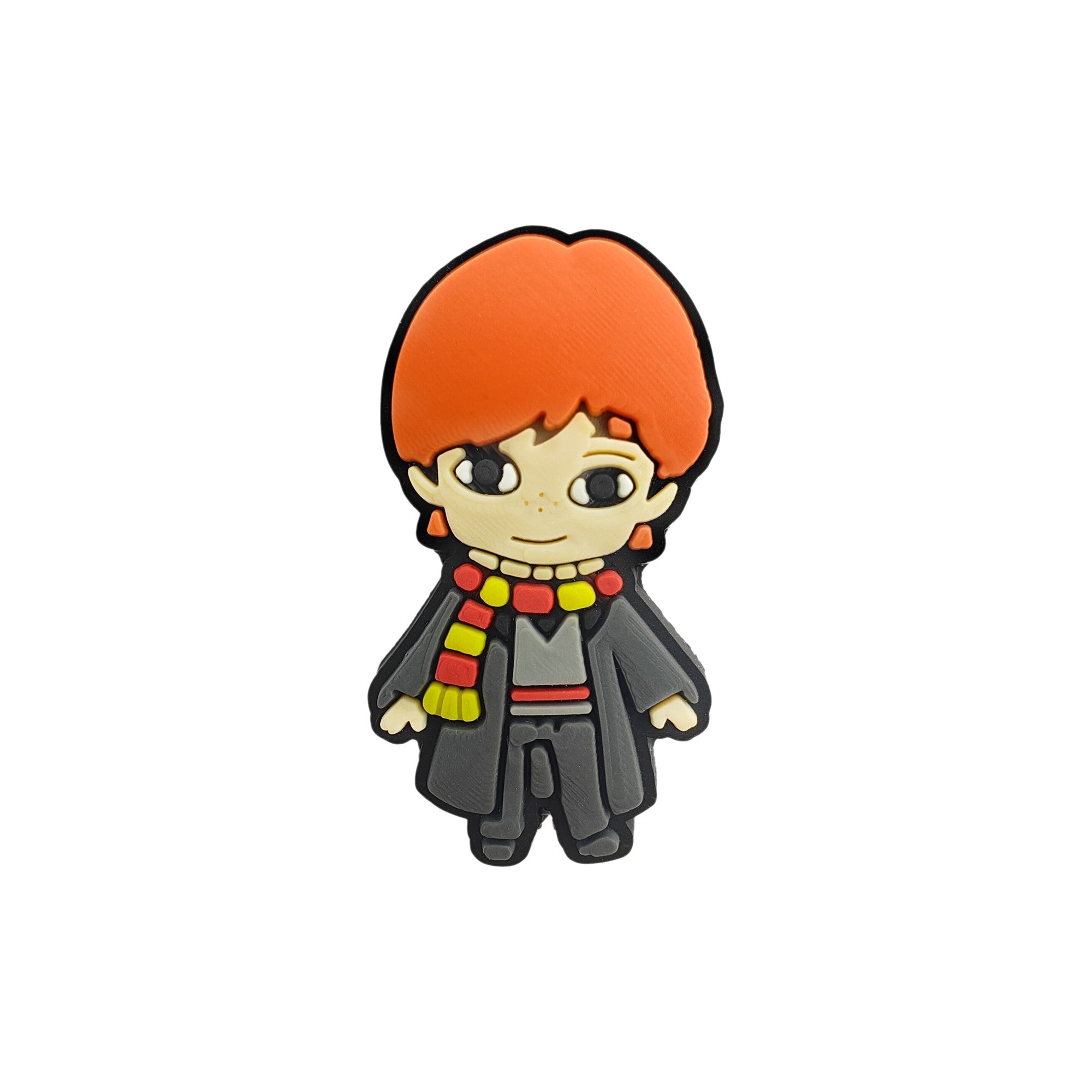 perlina separatore ron harry potter 31x27mm in silicone alimentare per personalizzare penne portachiavi collane braccialetti