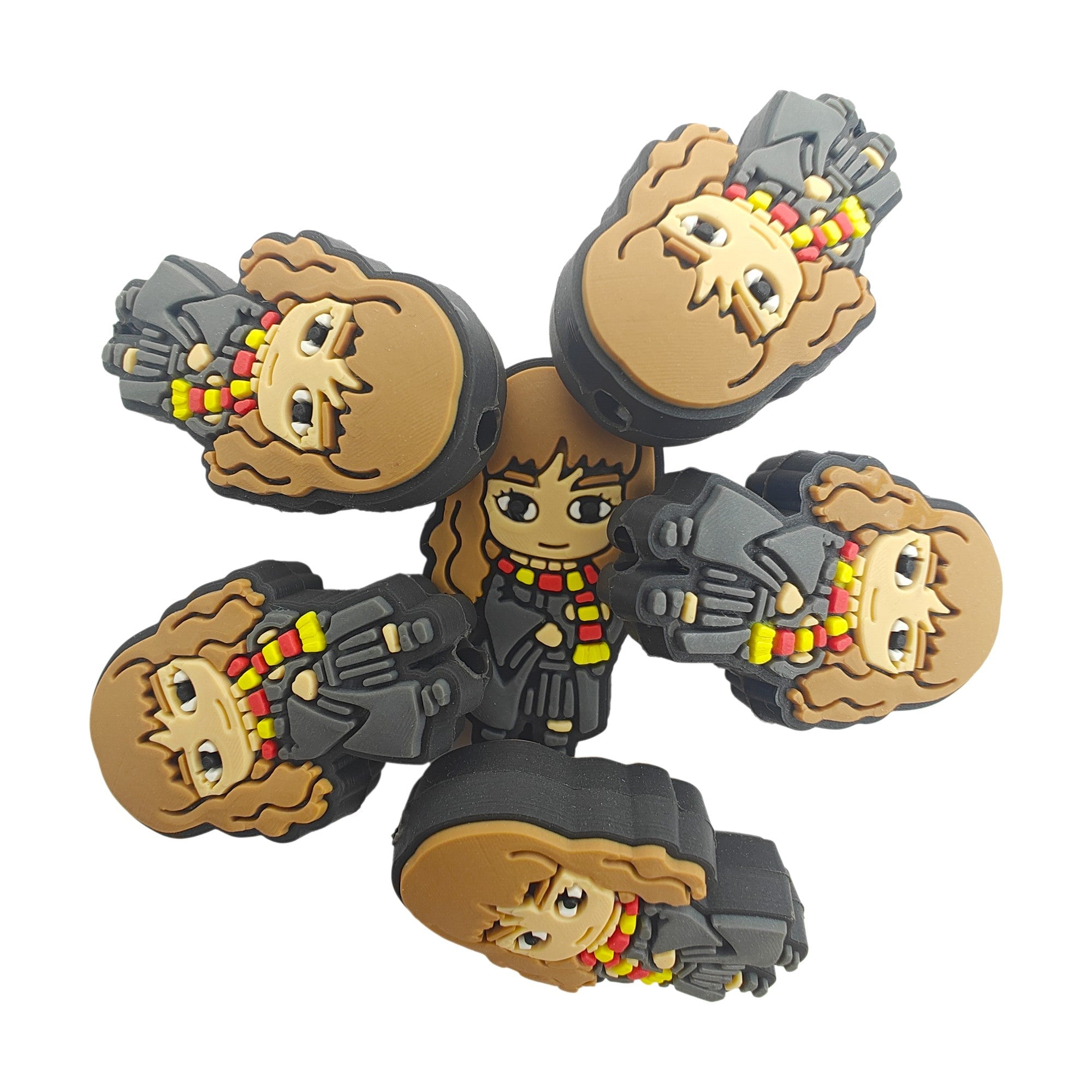 Hermione Granger in Silicone 31x20mm - Marrone