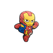 perlina separatore iron man 32x26mm in silicone alimentare per personalizzare penne portachiavi collane braccialetti
